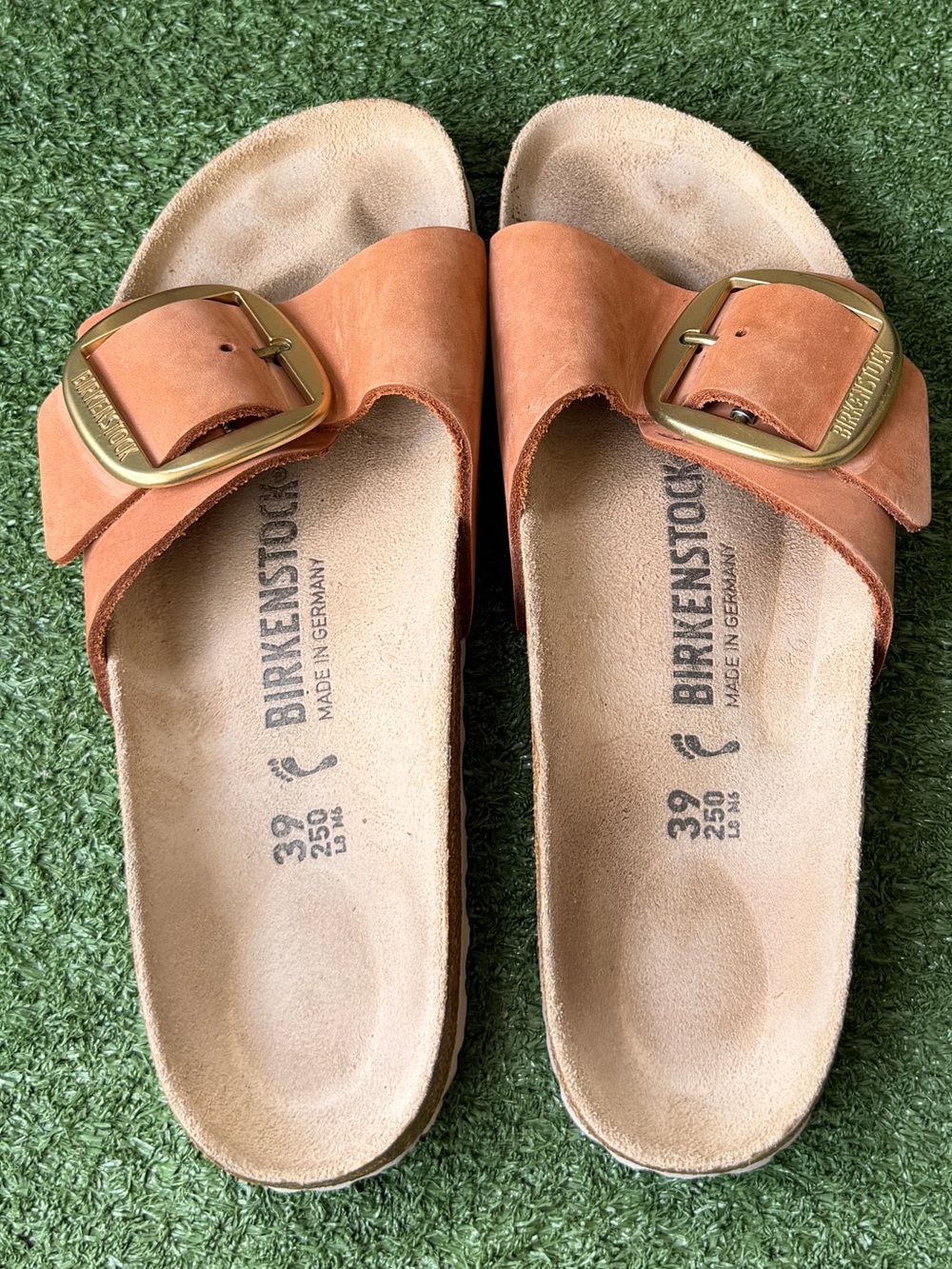 Birkenstock Madrid Big Buckle Nubuck Leather Women’s Sandals